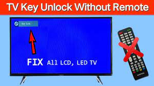 Watching television is a popular pastime. How To Unlock Tv Without Remote Without Remote Control Tv Keys Unlock Youtube