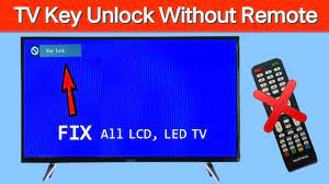 Perhaps you have bought a new tv, boasting the latest technology features. How To Unlock Tv Without Remote Without Remote Control Tv Keys Unlock Youtube