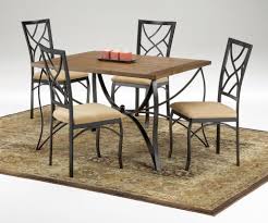 Sanford Metal And Oak Dining Set My Furniture Place Muebles De Metal Decoracion En Hierro Muebles De Acero