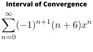 How To Find The Interval Of Convergence Of A Power Series Sum 1 N Convergence Math Videos Power Series