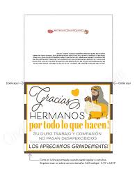 Jake paul is number one. Spanish Printable Thank You Brothers Card Encouraging Etsy