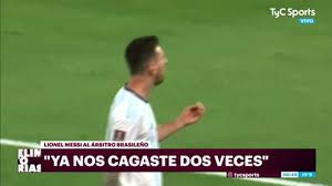 Fabra le pidió disculpas a messi, quien las aceptó y siguió jugando pese a que su tobillo quedó visiblemente dañado. Las Broncas De Messi Con Argentina