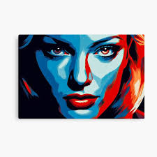 Impressions sur toile sur le thème Uma Thurman