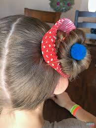 Quick, easy and fun hairstyle for girls that anyone can learn. Crazy Hair Day Ideas Girls Cupcake Hairdo Must Have Mom