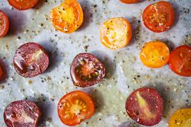 Core tomatoes, cut in half crosswise and place on a baking sheet in a single layer. How To Make Roasted Cherry Tomatoes Cfyl Fred Hutch