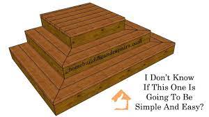 A porch (from old french porche, from latin porticus colonnade, from porta passage) is a room or gallery located in front of an entrance of a building. Design And Assembly Instructions For Two Step Mitered Step Corner Porch Stairway Youtube
