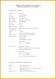 The best cv profiles are short, sharp and highly relevant to the target role. Cv Template Za Resume Examples Cv Template Templates Cv Template Word