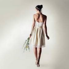 What was once considered a cocktail dress can now be considered a wedding dress. Short Winter Wedding Dress Larimeloom Bridal Collection