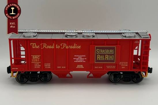 Two new additions have arrived for O Gauge collectors. Now available in the  Strasburg Rail Road online store and gift shop, the SRR #35 Powered Beep  Diesel Locomotive and SRR 2-Bay Covered