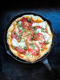 Cast Iron Pizza Recipe Saporito Kitchen Recipe Recipes Cast Iron Pizza Cast Iron Pizza Recipe
