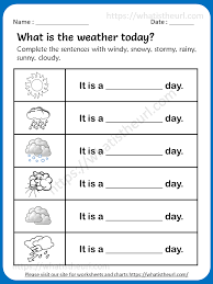 Weather Worksheets For 2nd Grade Weather Worksheets Kindergarten Worksheets Sight Words English Worksheets For Kids