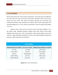 Khusus untuk kata majemuk, perluasan tidak bisa diberikan pada satu kata saja, namun harus mencakup kedua kata pembentuknya. Tugasan Morfologi