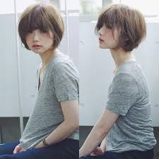 ai 044 本日のショートヘア 紺野ショート ヘアカタ ヘアカタログ ヘアスタイル 髪型 ショート ショートヘア ショートカット ショートボブ ボブ マッシュ マッシュショート 外ハネ 外ハネボブ ショートバング オン眉 オン眉アシメ ヘアアレンジ ストレート ヘア