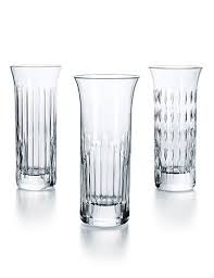 Baccarat Crystal Flora Bud Crystal Vases Set Of 3 Bud Vases Vase Set Vase