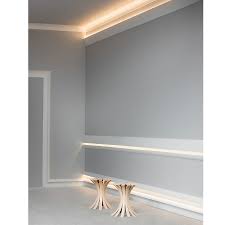 Or you could forget about ceiling lights and opt for wall lighting instead. Calabasas Large Molding For Lighting Crown Molding Inviting Home