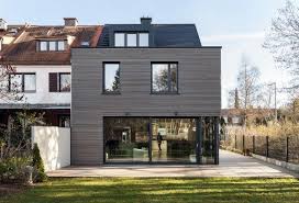 Neubau Reihen Endhaus Facade House Architecture House House Exterior