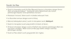 ٱلنَّاس) is the 114th surah of the qur'an. Modul Tafsir Kbd Ppt Download