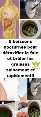 8 Boissons Nocturnes Pour Detoxifier Le Foie Et Bruler Les Graisses Sainement Et Rapidement Health Detox Fruit