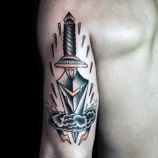A cloud that is shedding rain drops on the earth. 20 Perfect Cloud Tattoo Ideas For Men Styleoholic