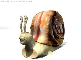 3d Model Crazy Snail Thing C4d Obj 3ds Fbx Ma Lwo 27821 3d Model Snail Model