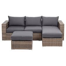 Browse through various rattan garden furniture and find pieces that suit your needs at a great value. Borneo Garden Chaise And Footstool Outdoor Garden George At Asda