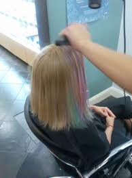 Use kc republics hair chalk pens on all hair colors. Ombre Hair Chalking With My Hair Chalk How Was Your Day