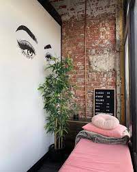 Who Says A Tiny Lash Room Can T Be Cute Check Out This Small But Cute Lash Room By Eyecandymelbourne Want To Kno Lash Room Spa Room Decor Esthetics Room
