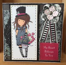 Make gorjuss 3d cards that will fold flat to post. 56 Cards Santoro Gorjuss Ideas Cards Cards Handmade Stamp Layouts