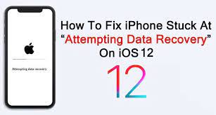 Solved Ios Update Error Iphone Attempting Data Recovery On Ios 12 Data Recovery Ios Update Data