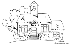 Dibujos De Escuela 64050 Edificios Y Arquitectura Para Colorear Paginas Imprimibles Gratis