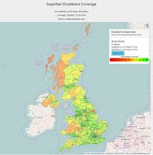 Uk Broadband Speed Coverage Data From Thinkbroadband Broadband Coverage Progress