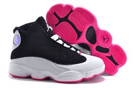 Pink Black And White Jordan 13s Www Bigkidsjordan Only 55 28 Kids Air Jordan 13 Black White Red Free Shipping Kids Jordans Jordan Shoes For Kids Pink Jordans