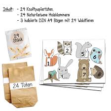 Ausmalbilder tiere zum ausdrucken pferde hunde katzen schmetterlinge & weitere tiere kostenlos bei happycolorz entdecken. Adventskalender Waldtiere 2020 Mit Braunen Tuten Papierdrachen