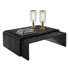 One Fifth Nesting Cocktail Tables Furniture Products Products Ralph Lauren Home Luxury Coffee Table Coffee Table Luxury Furniture Living Room