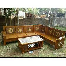 Kursi meja lipat bangku kayu jati untuk taman/resto/cafe modern: Jual Kursi Tamu Kayu Sederhana Terlaris Terbaru Juni 2021 Blibli
