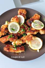 Poulet Croustillant Au Citron Et Salade De Courgettes Fenouil Coupe Et Cuit Poulet Croustillant Recette Volaille Recette Sympa