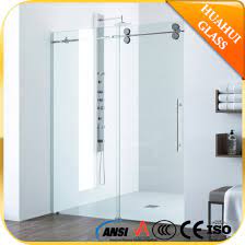 2.2 frameless rolling door with fixed panel enclosure. China 8mm 10mm Clear Toughened Tempered Glass Frameless Sliding Shower Screen Shower Enclosure Shower Door China Shower Door Shower Glass