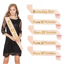 Candles add warmth, light, and coziness to every space. 1pc Color Champagne Impresion De Bronce Feliz Cumpleanos 18 21 30 40 50 Cumpleanos Decoracion De Fiesta De Las Ninas Correa De Hombro Etiqueta Cinturon Articulos Para Fiestas