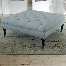 Oxford Ottoman Coffee Table Aqua Blue Tweed Ottoman Coffee Table Tufted Ottoman Coffee Table Ottoman