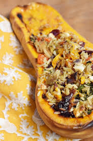 Stuffed Butternut Squash Butternut Squash Recipes Autumn Recipes Vegetarian Recipes