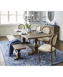 Furniture Tristan Trestle Dining Table Created For Macy S Reviews Furniture Macy S Trestle Dining Tables Dining Room Small Dining Furniture