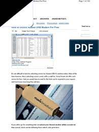 Examine the output of lsusb. Unlock Huawai Modem Data Transmission