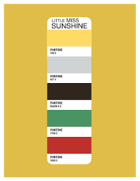 Color Palettes Beth Mathews Design Little Miss Sunshine Pantone Colour Palettes Create Color Palette