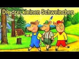 Die Drei Kleinen Schweinchen Geschichten Fur Kinder Videos Fur Kinder Learn German German Language German Lesson Plans