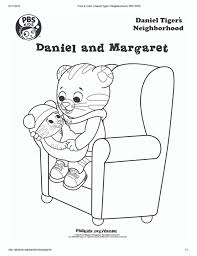 Show your kids a fun way to learn the abcs with alphabet printables they can color. Daniel And Baby Margaret Coloring Page Kids Pbs Kids For Parents