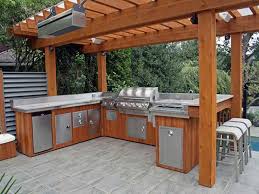 outdoor bbq ideas kitchen cabinets
