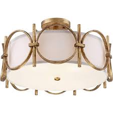 Maybe you would like to learn more about one of these? Barnes And Ivy Modern Ceiling Light Semi Flush Mount Fixture Gold 18 1 4 Wide White Fabric Drum Shade Bedroom Kitchen Living Room Target