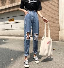 These boast of straight legs, which are perfect for wearing with boots. Shimi Distressed Straight Leg Jeans Yesstyle