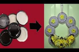 Kavanoz Kapaklarindan Kapi Susu Turn Jar Lids Into Door Decorations Diy Youtube Kavanoz Projeleri Elisi Fikirleri Kavanozlar