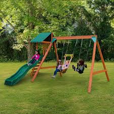 Big backyard magnolia wooden swing set. 10 Best Swing Sets In 2021 Hgtv